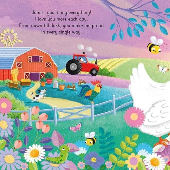 James I Love You, a Bushel and a Peck!: A Sweet Personalized Book for Ki… - Picture 2 of 3